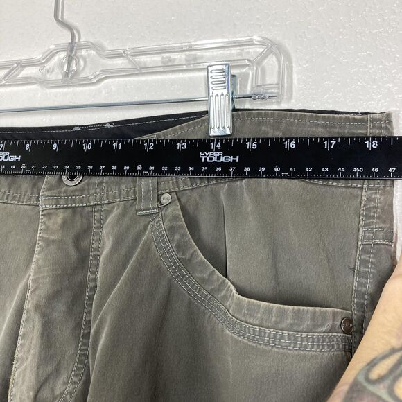 Kuhl Revolvr Rogue Pants Mens 36x30 Green Stretch Hiking Outdoor Trail Casual - Picture 9 of 16
